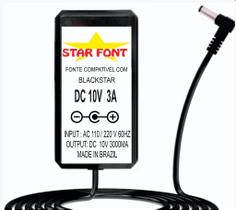 Fonte DC 10V 3A Bivolt para Amplificador Blackstar - GLT-2000 Fonte DC 10V 3A Bivolt para Amplificador Blackstar - GLT-2000