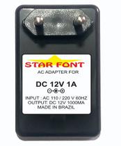 Fonte DC 12V Para Balança Marte LS - Bivolt 1000mA