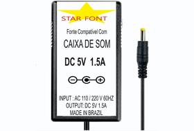 Fonte DC 5V para Caixa de Som Bluetooth Logitech Z200 Z207