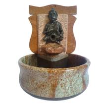 Fonte de Água Artesanal Decorativa Cascata Buda