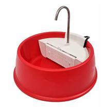 Fonte De Água Bebedouro Autõmatico P/ Cães e Gatos Cor Vermelho Bivolt Fonte De Água Bebedouro Autõmatico P/ Cães e Gatos Cor Vermelho Bivolt