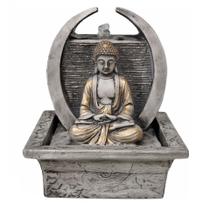Fonte De Água Buda Hindu Altar Meia Lua Zen Resina - Bivolt Fonte De Água Buda Hindu Altar Meia Lua Zen Resina - Bivolt