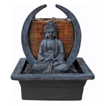 Fonte De Água Buda Hindu Altar Meia Lua Zen Resina - Bivolt