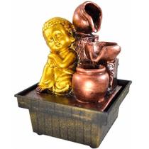 Fonte De água Cascata Buda 3 Quedas Decoração Resina Bivolt Fonte De água Cascata Buda 3 Quedas Decoração Resina Bivolt