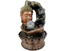 Fonte de Água Cascata - Buda Cabeça Led 28 cm - MP Símbolos