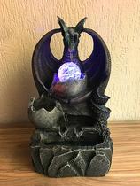 Fonte de Água Cascata Decorativa Dragão 33cm Bivolt