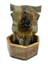 Fonte De Água Cascata Pedra Sabão Buda Chafariz Decoração Fonte De Água Cascata Pedra Sabão Buda Chafariz Decoração