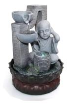 Fonte de Água Cascata Pequeno Buda Relaxante C/ Bomba e Led Fonte de Água Cascata Pequeno Buda Relaxante C/ Bomba e Led