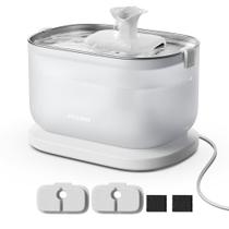 Fonte de água Cat PETLIBRO em aço inoxidável 2.5L sem fio