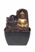 Fonte De Água Com Luz De Led Buda com 4 Leds Bivolt 18cm Fonte De Água Com Luz De Led Buda com 4 Leds Bivolt 18cm