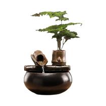 Fonte De Água De Lótus, Umidificador, Decoração De Mesa De Escritório, Ornamento Criativo De Tanque