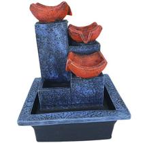 Fonte De Água De Mesa Feng Shui Meditação 3 Quedas 01078