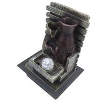 Fonte De Água Decorativa 3 Quedas Cascata Luz De Led Bivolt