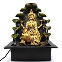 Fonte De Água Decorativa Resina Cascata Iluminação De Led - Lorben