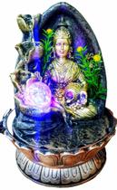 Fonte de Agua Deusa Hindu Lakshmi Da Abundância Decor Fonte de Agua Deusa Hindu Lakshmi Da Abundância Decor