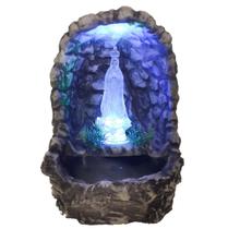 Fonte de água Nossa Senhora de Fátima Gruta com Luz Colorida - Shop Everest