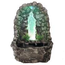 Fonte de água Nossa Senhora lurdes Lourdes gruta com Luz colorida bivolt