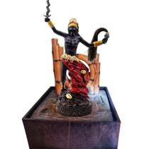 Fonte De Água Orixá Iansã Oyá Bambu Umbanda Decor