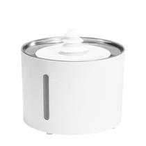 Fonte de água para animais de estimação Amazon Basics 3L com tampa de aço inoxidável