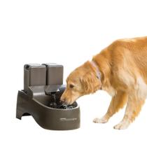 Fonte de água para cães ao ar livre PetSafe Drinkwell 13.25L - Taupe