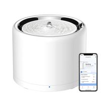 Fonte de Água para Gato PETKIT - 1,35L em Aço Inoxidável com Bomba Sem Fio