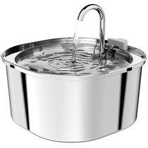 Fonte de água para gatos PEKTACO 3.2L em aço inoxidável 108 onças Fonte de água para gatos PEKTACO 3.2L em aço inoxidável 108 onças