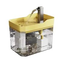 Fonte De Água Para Gatos USB Com Filtro Automático Transparente Anti-Queima Seco Dispensador