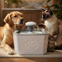 Fonte de Água para Pets 20cm 3 Modos de Hidratação Saudável Fonte de Água para Pets 20cm 3 Modos de Hidratação Saudável
