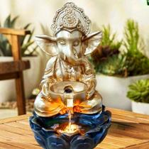 Fonte De Água Prosperidade Ganesha Grande Bivolt 58cm Fonte De Água Prosperidade Ganesha Grande Bivolt 58cm