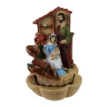 Fonte De Água Rústica Presépio Jesus Cascata Decorativa Jardim Fonte De Água Rústica Presépio Jesus Cascata Decorativa Jardim