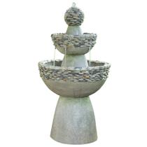Fonte de água zen externa de 3 níveis Teamson Home 93 cm