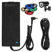 Fonte De Alimentação 12v 10a Bivolt (110 E 220v) Para Câmeras de segurança, CFTV TB041951 Fonte De Alimentação 12v 10a Bivolt (110 E 220v) Para Câmeras de segurança, CFTV TB041951