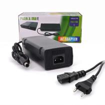 Fonte de Alimentação Ac Bivolt Compatível com Xbox 360-E Super Slim 1 Pino + Cabo de Energia