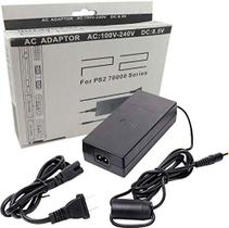 Fonte de Alimentação Ac Carregador Cabo Adaptador Ps2 Compatível com Playstation 2 Slim Series 7000 Bivolt 8,5v