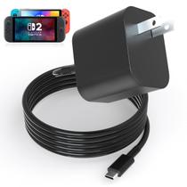 Fonte de alimentação AC do carregador PURBHE 60W 15V2.6a ~ 20v3A para Nintendo Switch 2/Steam Deck/Switch e PS5 Fonte de alimentação AC do carregador PURBHE 60W 15V2.6a ~ 20v3A para Nintendo Switch 2/Steam Deck/Switch e PS5