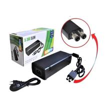 Fonte de Alimentação Ac Energia Bivolt Compatível com Console Xbox 360 Slim 2 Pinos + Cabo de Força