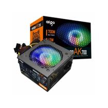 Fonte De Alimentação Aigo Warrior Ak700 Atx/rgb 220v