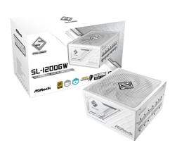 Fonte de alimentação ASRock SL-1200GW 1200W 80 Plus Gold modular Fonte de alimentação ASRock SL-1200GW 1200W 80 Plus Gold modular