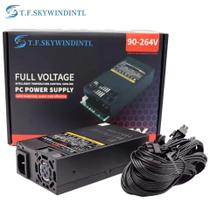 Fonte De Alimentação ATX 400W 110V 220V 80 plus Gold Conector De Cabos Fixos De 6 Pinos PCIe