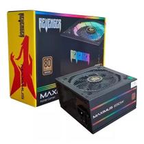 Fonte De Alimentação ATX 650W RGB 80 Plus Bronze PC Gamer Maximus Fonte De Alimentação ATX 650W RGB 80 Plus Bronze PC Gamer Maximus
