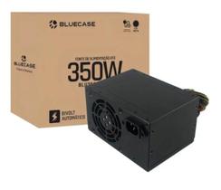 Fonte de Alimentação ATX Bluecase 350W Bivolt Automático com Cabo de Força BLU350ATPS3 Fonte de Alimentação ATX Bluecase 350W Bivolt Automático com Cabo de Força BLU350ATPS3
