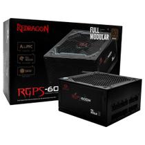 Fonte de Alimentação Atx Modular 600W 80 Plus Bronze Gc-ps003 Redragon Fonte de Alimentação Atx Modular 600W 80 Plus Bronze Gc-ps003 Redragon