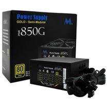Fonte de Alimentação Atx Semi Modular 850W 80 Plus Gold Psr-850g Mtek
