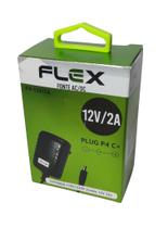 Fonte De Alimentação Bivolt Plug P4 Flex Fx-12v/2a X-cell