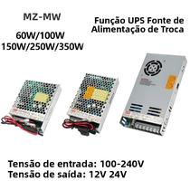 Fonte De Alimentação Chaveada De Alta Potência UPS 60W-350W 100-240V AC Para DC 12V 24V SMPS