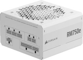 Fonte de alimentação CORSAIR RM750e (2025) totalmente modular 750W branca
