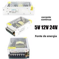 Fonte De Alimentação DC De Alta Corrente 5V-24V, Transformador De 220V AC Para 5V 12V 24V Para Fonte De Alimentação DC De Alta Corrente 5V-24V, Transformador De 220V AC Para 5V 12V 24V Para