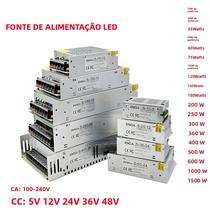 Fonte De Alimentação DC De Alta Tensão 220V Para 5V 12V 24V 36V 48V 2A a 60A Transformador