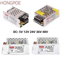 Fonte De Alimentação DC De Alta Tensão 5V 12V 24V 36V 48V 1A 2A 3A 5A 10A 20A 30A 40A 50A AC-DC SMPS