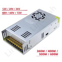 Fonte De Alimentação De Alta Tensão 12V 24V 36V 48V 60V 72V 360W 400W 500W 600W AC DC SMPS Para LED Fonte De Alimentação De Alta Tensão 12V 24V 36V 48V 60V 72V 360W 400W 500W 600W AC DC SMPS Para LED